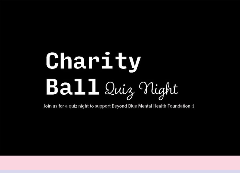 Charity ball quiz night